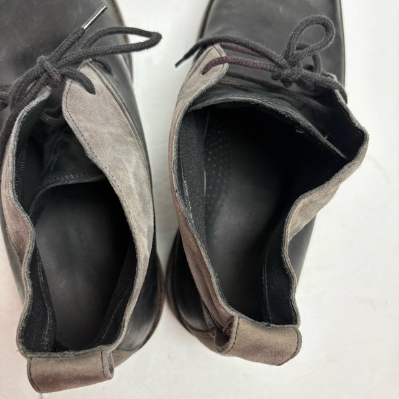Cole Haan Williams Black Gray Chukka Boots Lace-up Leather Men’s 12 C20917 main image 6